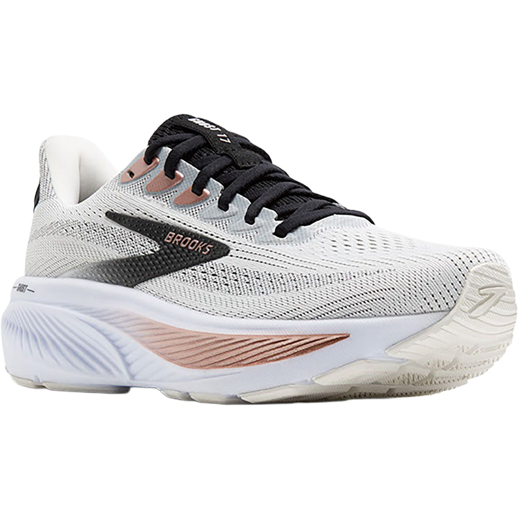 Brooks Ghost 17 (Neutral Support) Women's Running Shoes White/Black/Rose Gold