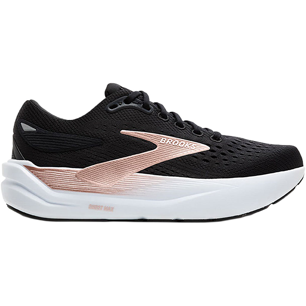 Brooks Ghost Max 3 (Neutral Support) Women's Running Shoes Black/Black/Rosegold