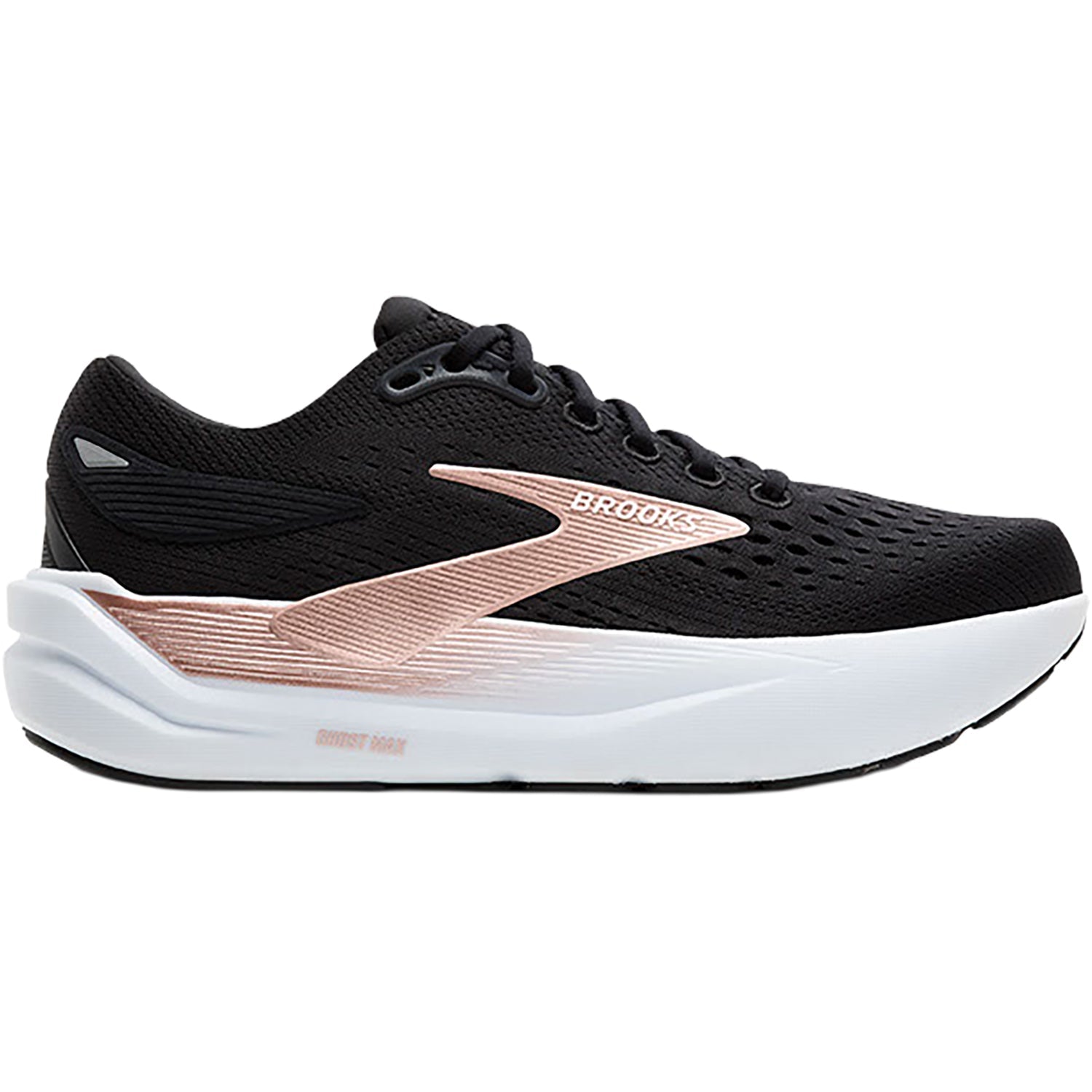 Brooks Ghost Max 3 (Neutral Support) Women's Running Shoes Black/Black/Rosegold