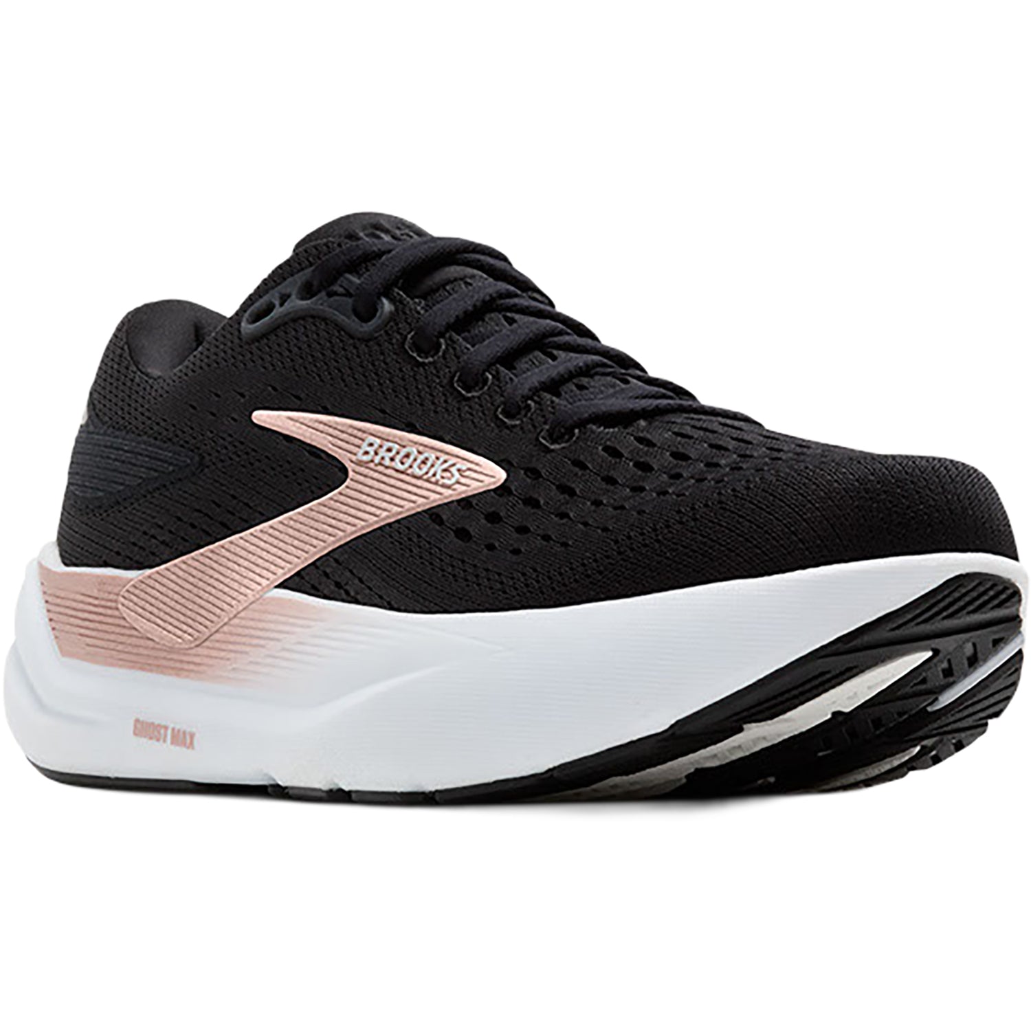 Brooks Ghost Max 3 (Neutral Support) Women's Running Shoes Black/Black/Rosegold