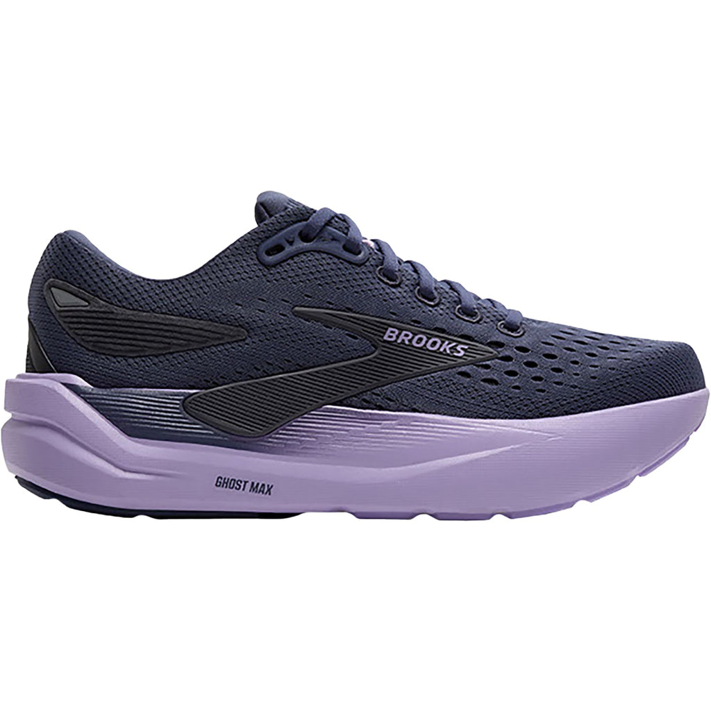 Brooks Ghost Max 3 (Neutral Support) Women's Running Shoes Night Shadow/Ebony/Purple