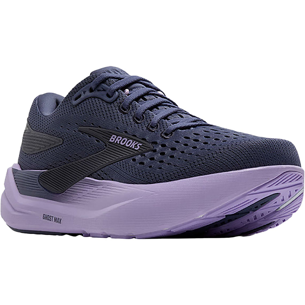 Brooks Ghost Max 3 (Neutral Support) Women's Running Shoes Night Shadow/Ebony/Purple