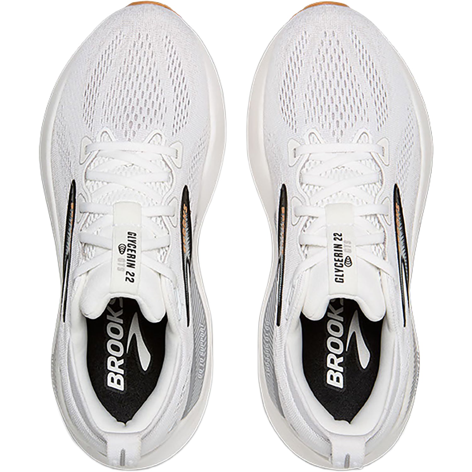 Brooks Glycerin GTS 22 (Neutral Support) (Stability Support) Women's Athletic Shoes White/Grey/Black
