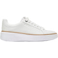 Cole Haan GrandPro TopSpin Women's Sporty Lace Up Shoes White Patent