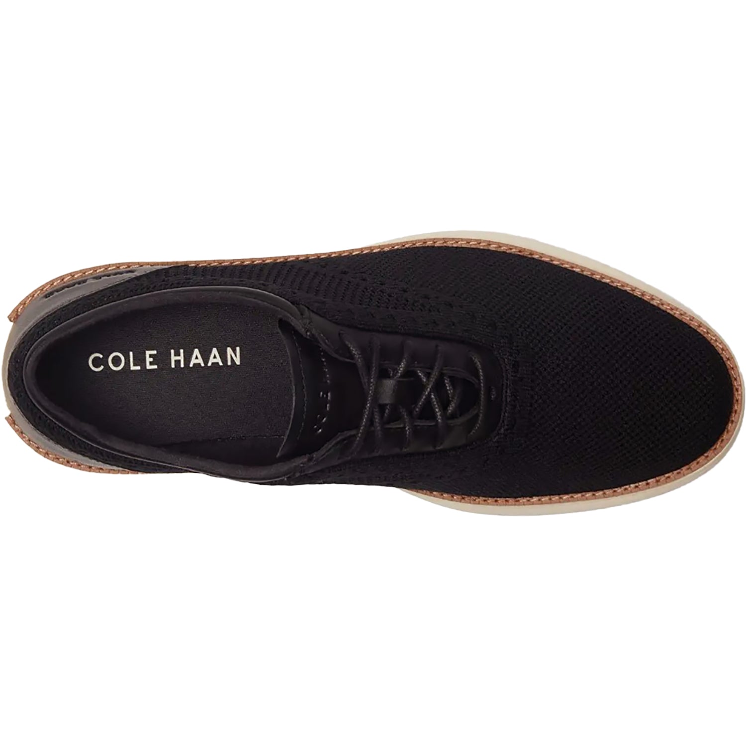 Cole Haan Grand Remix Stitchlite Men's Lace Up Shoes Black/Ivory