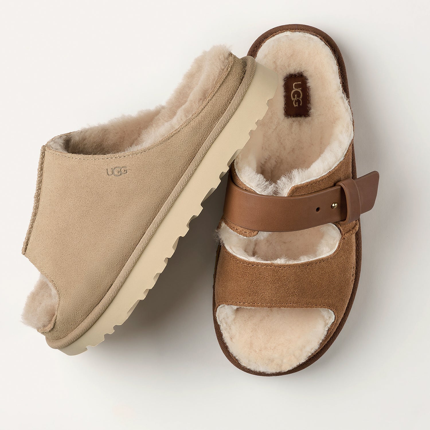 UGG Greenport Strap Slide Women's Slippers Chestnut