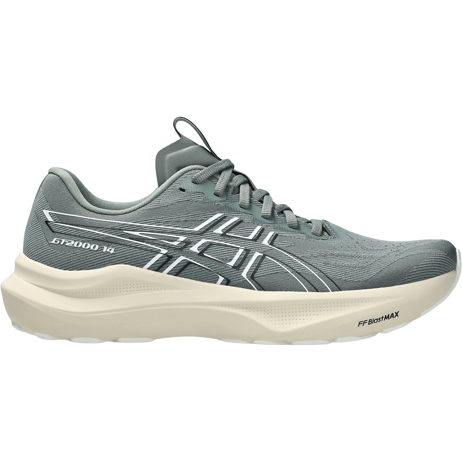 ASICS GT-2000 14 (Stability Support) Men's Athletic Shoes Monument/White