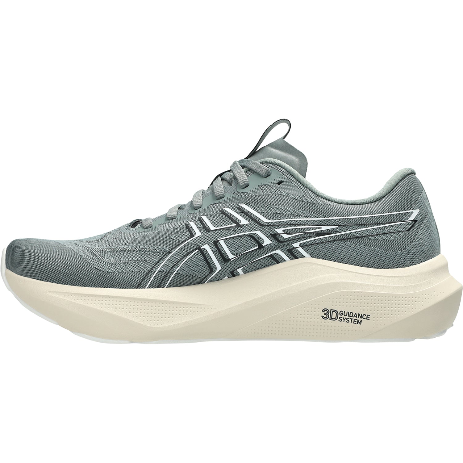 ASICS GT-2000 14 (Stability Support) Men's Athletic Shoes Monument/White