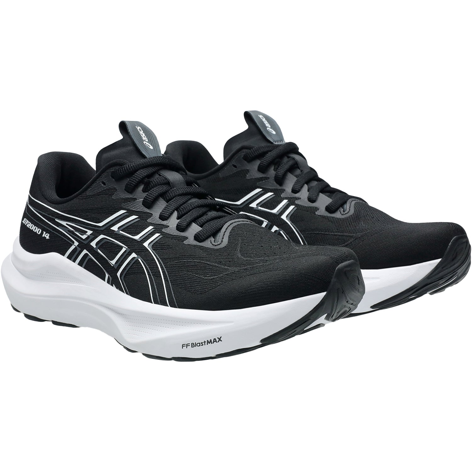 ASICS GT-2000 14 (Stability Support) Women's Athletic Shoes Black/White