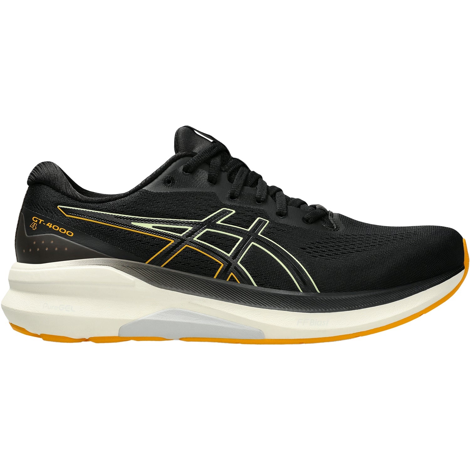ASICS GT-4000 4 (Stability Support) Men's Athletic Shoes Black/Amber