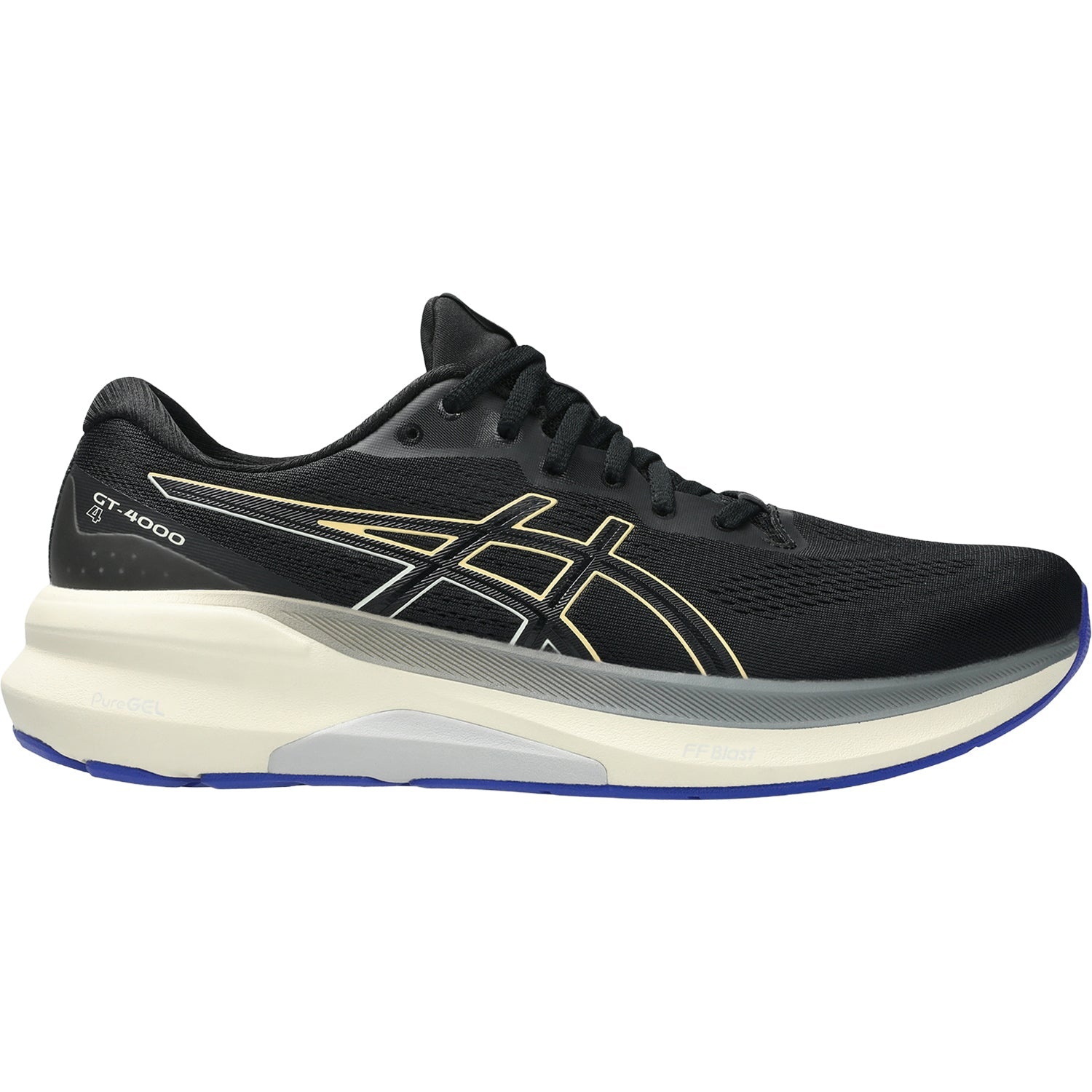 ASICS GT-4000 4 (Stability Support) Men's Athletic Shoes Black/Light Orange
