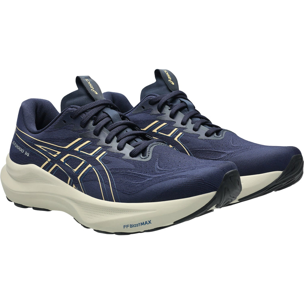 ASICS GT-2000 14 (Stability Support) Men's Athletic Shoes Midnight/Light Orange