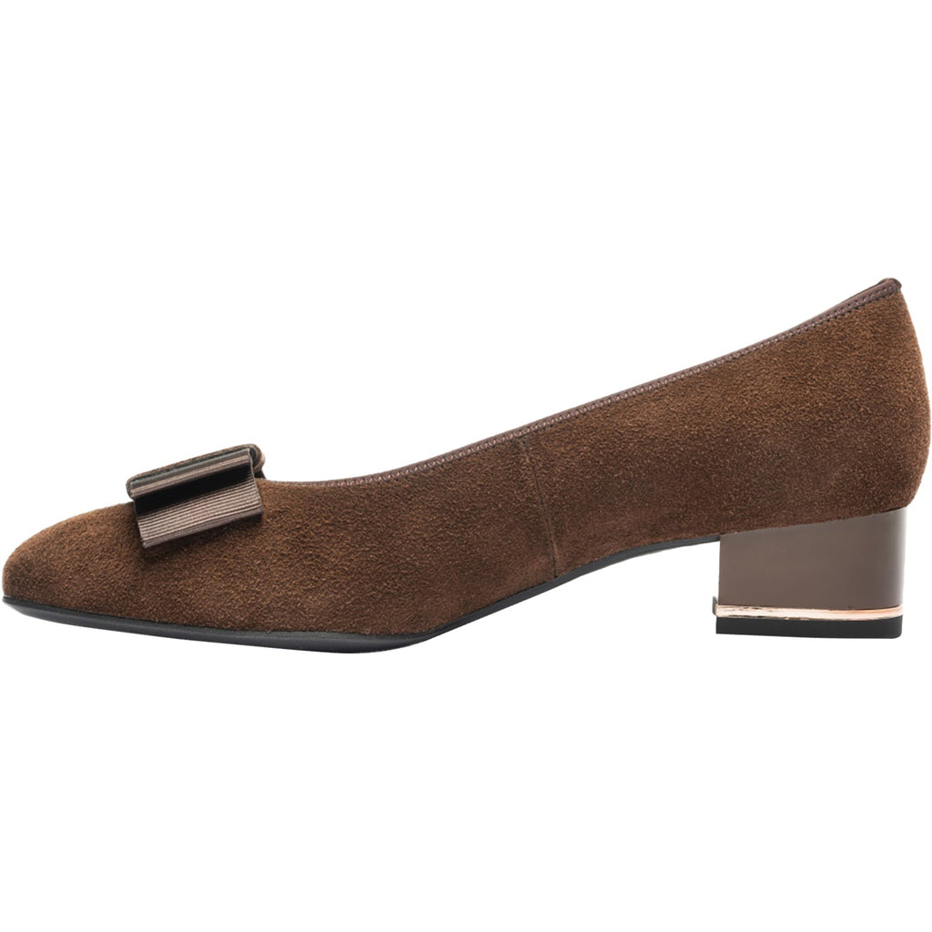 Ara Garnet Women's Dress Heels Mocca Suede/Metallic