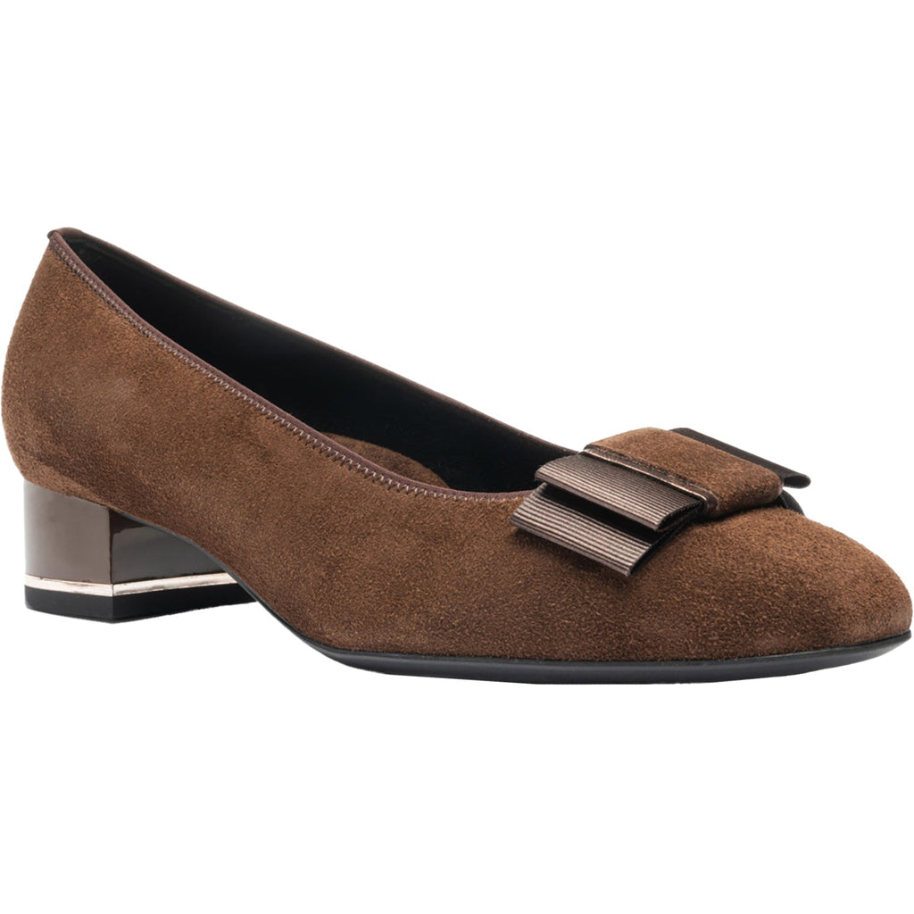 Ara Garnet Women's Dress Heels Mocca Suede/Metallic