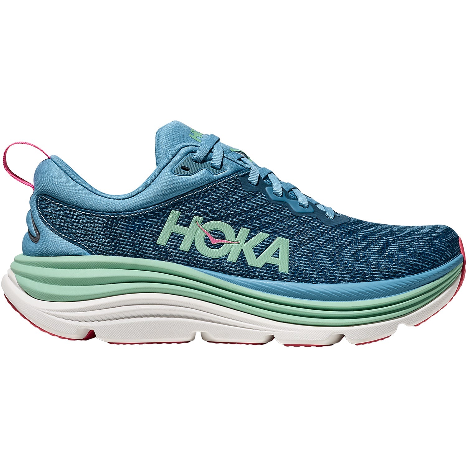 Hoka Gaviota 5 (Stability Support) Women's Athletic Shoes Alpine Blue/Jadeite