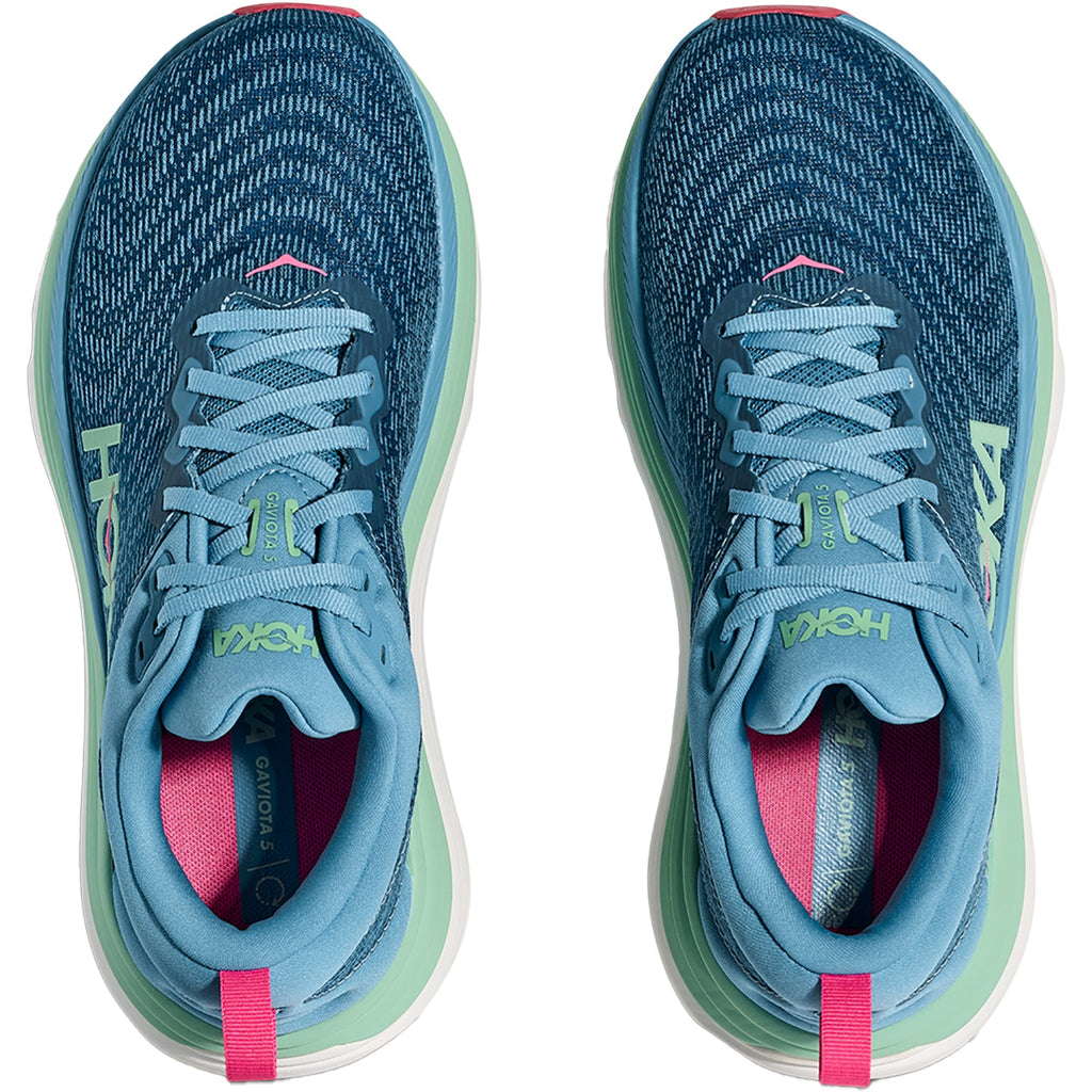 Hoka Gaviota 5 (Stability Support) Women's Athletic Shoes Alpine Blue/Jadeite