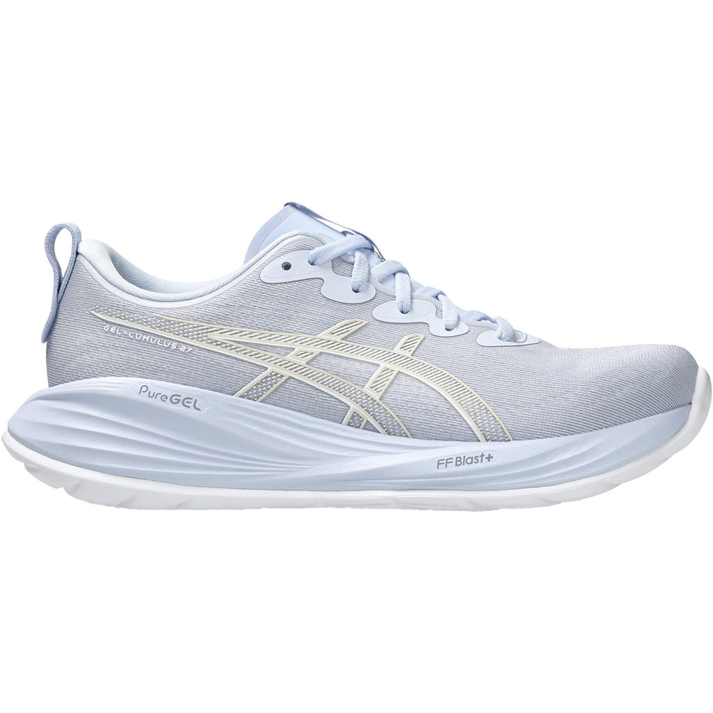 ASICS Gel-Cumulus 27 (Neutral Support) Women's Athletic Shoes Blue Fade/White