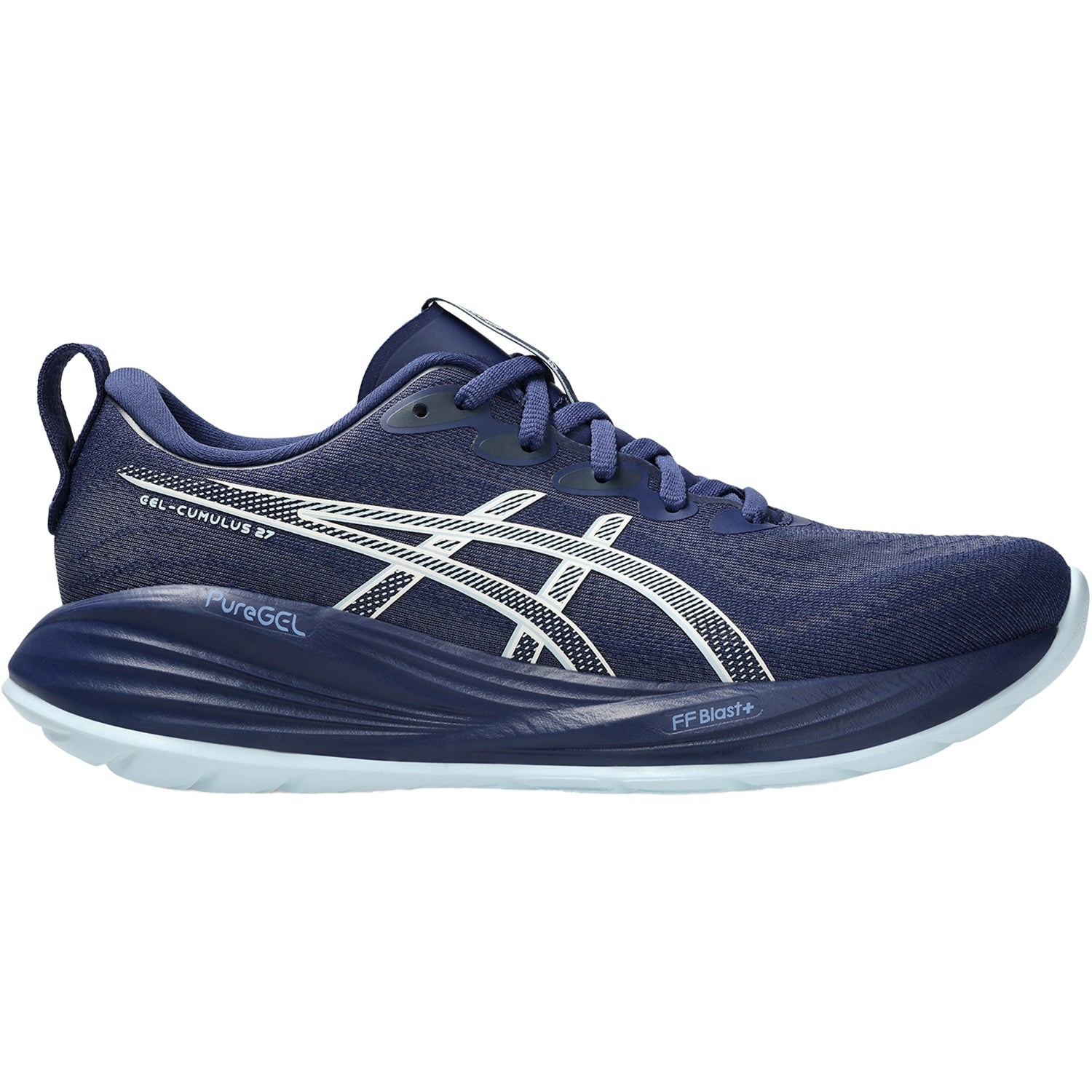 ASICS Gel-Cumulus 27 (Neutral Support) Women's Athletic Shoes Indigo Blue/Cool Grey