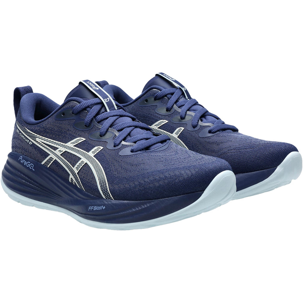 ASICS Gel-Cumulus 27 (Neutral Support) Women's Athletic Shoes Indigo Blue/Cool Grey