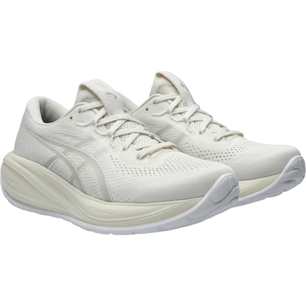 ASICS Gel-Cumulus 28 (Neutral Support) Women's Athletic Shoes Cream/Glacier Grey