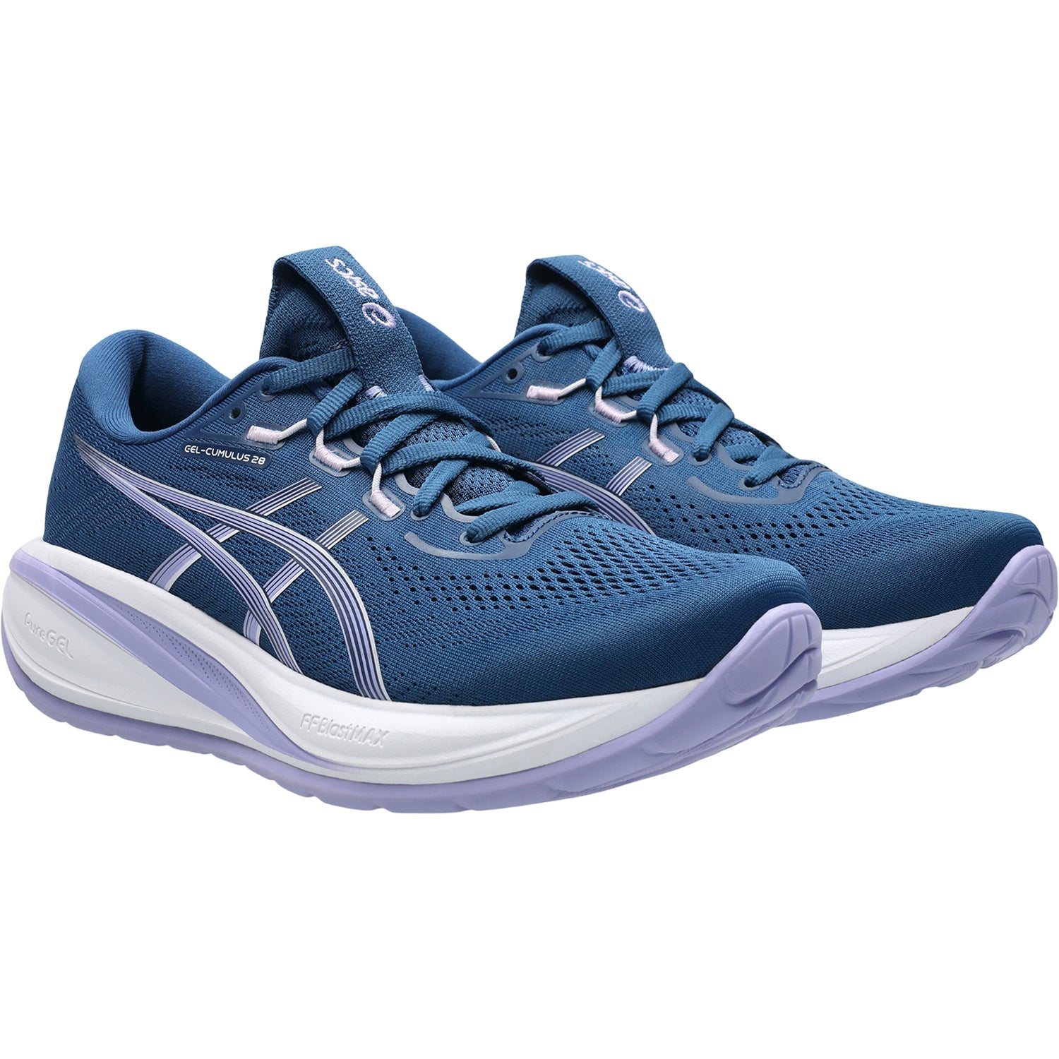 ASICS Gel-Cumulus 28 (Neutral Support) Women's Athletic Shoes Twilight Blue/Bluebell