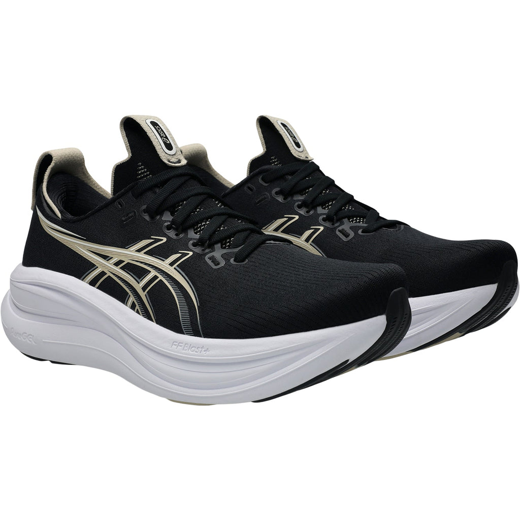 ASICS Gel-Nimbus 28 (Neutral Support) Men's Athletic Shoes Black/Feather Grey
