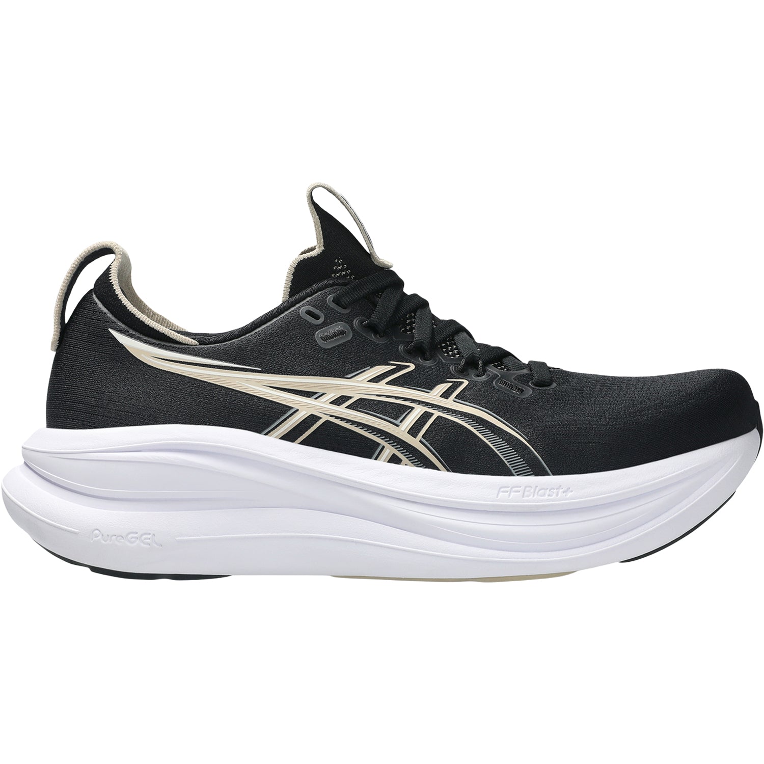 ASICS Gel-Nimbus 28 (Neutral Support) Women's Athletic Shoes Black/Feather Grey