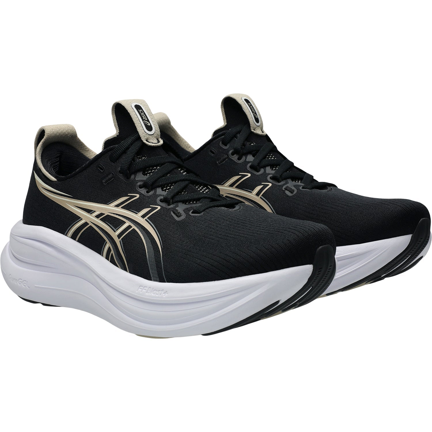 ASICS Gel-Nimbus 28 (Neutral Support) Women's Athletic Shoes Black/Feather Grey