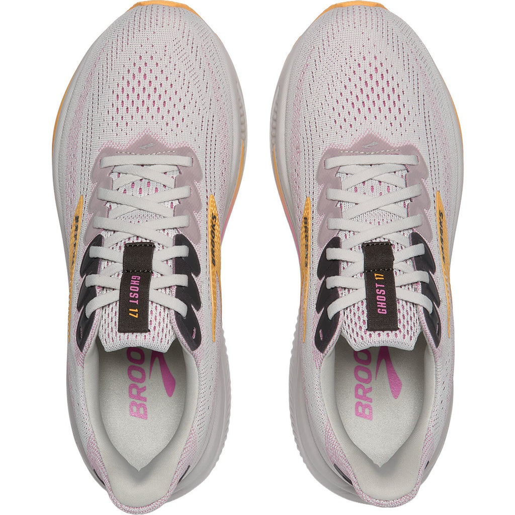 Brooks Ghost 17 (Neutral Support) Women's Athletic Shoes Oyster/Apricot/Pink