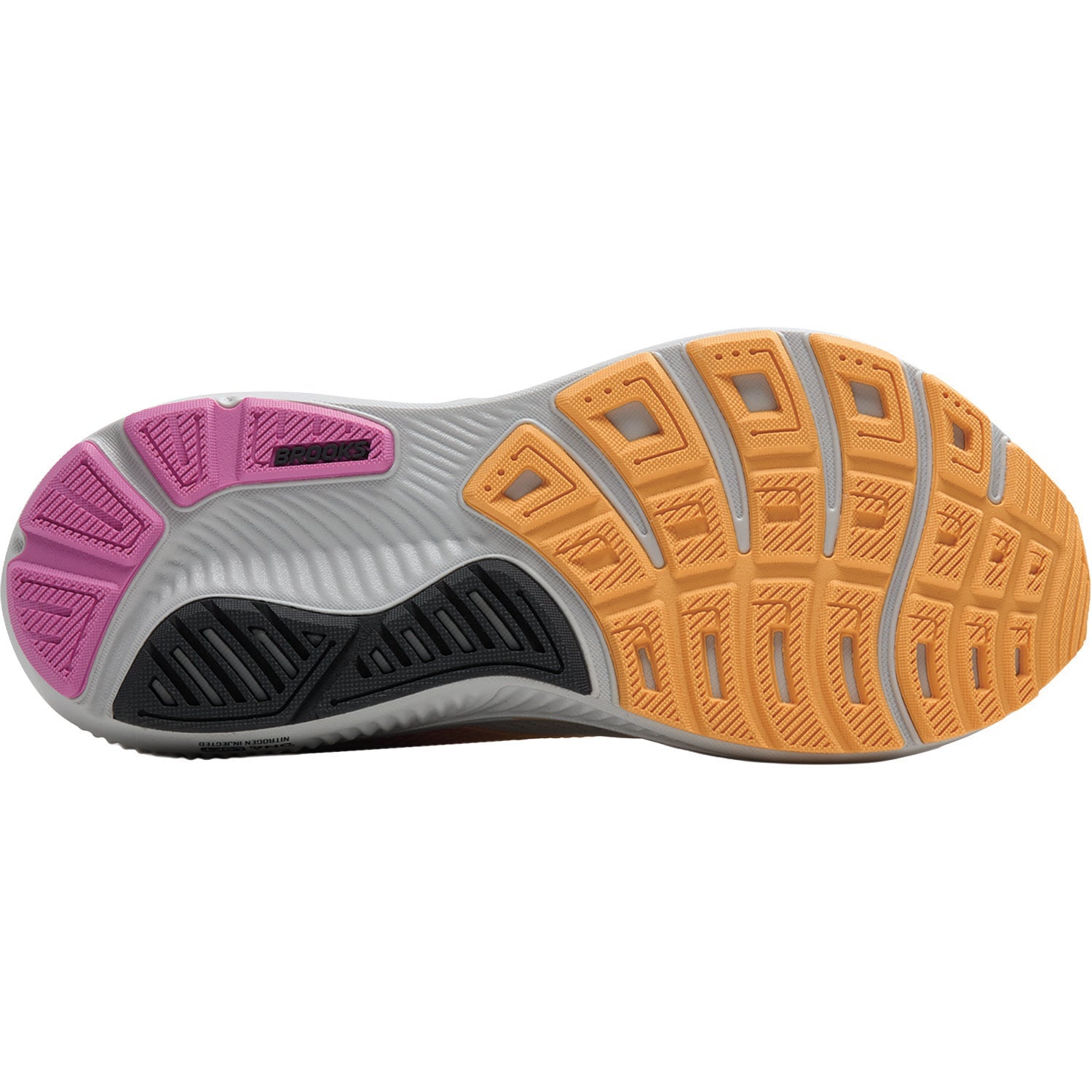 Brooks Ghost 17 (Neutral Support) Women's Athletic Shoes Oyster/Apricot/Pink