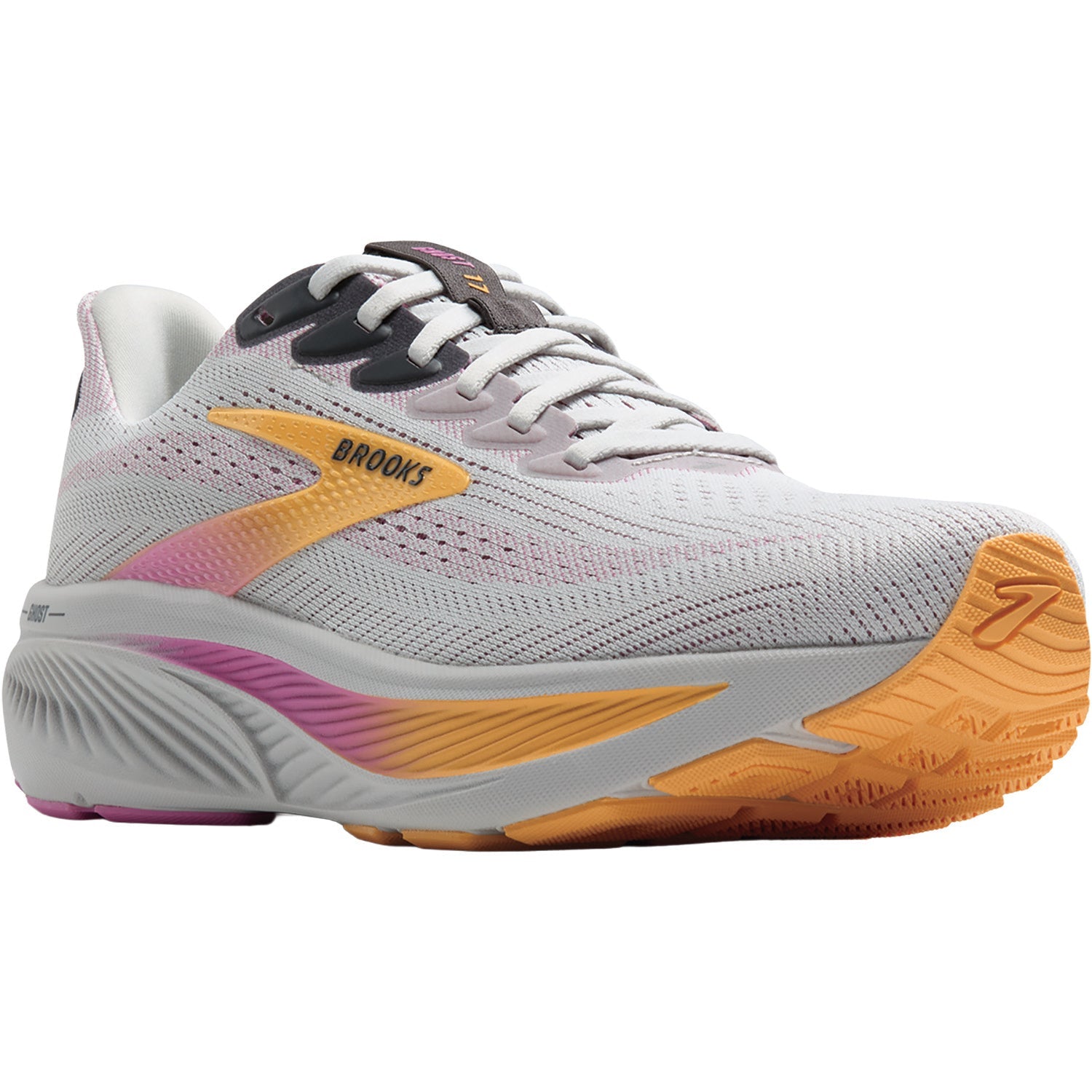 Brooks Ghost 17 (Neutral Support) Women's Athletic Shoes Oyster/Apricot/Pink