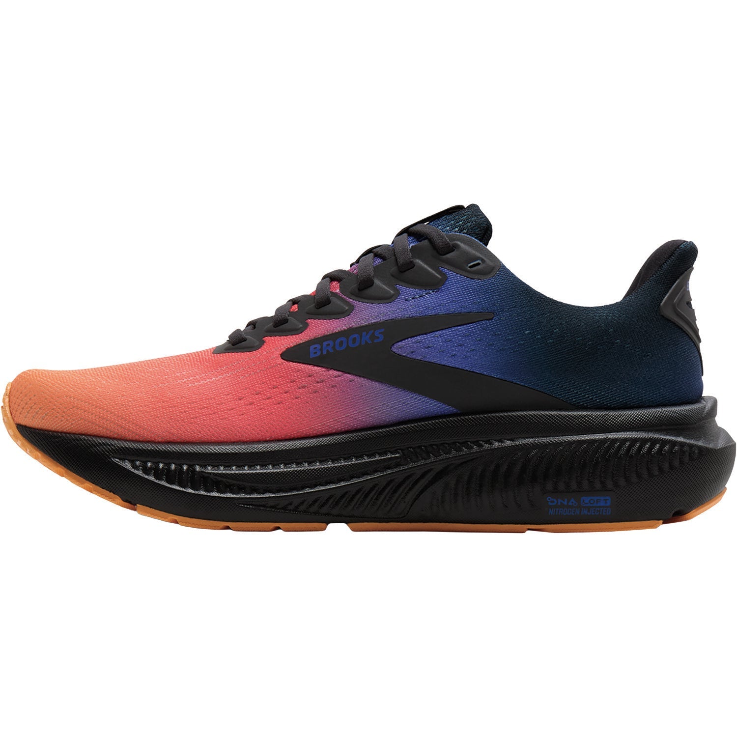 Brooks Ghost 17 (Neutral Support) Women's Athletic Shoes Night Blue/Papaya