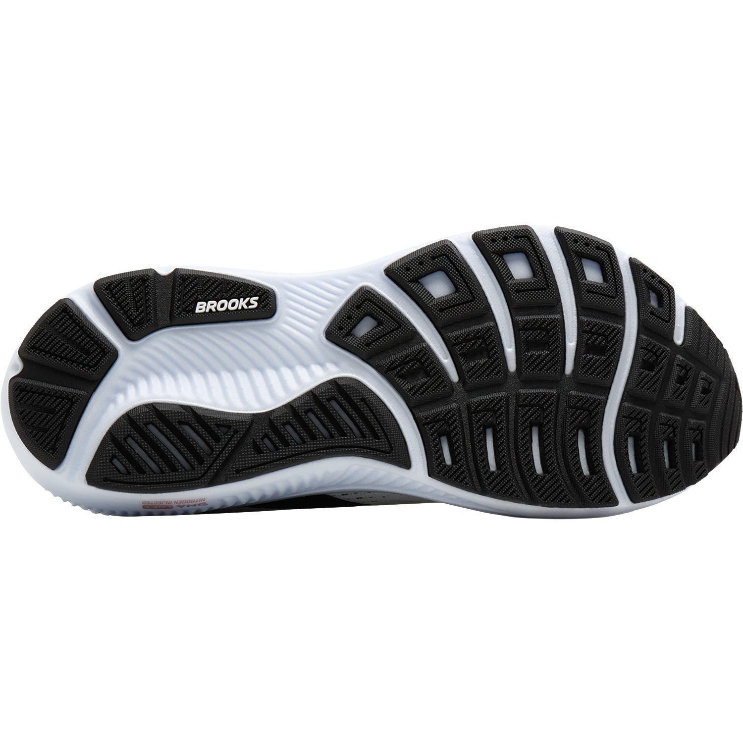 Brooks Ghost 18 Women's Athletic Shoes White/Black/Rose Gold (Neutral Support)