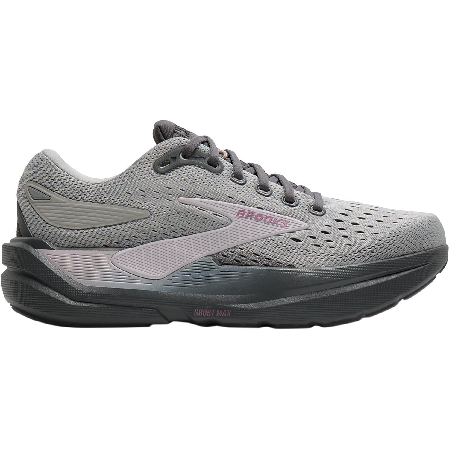 Brooks Ghost Max 3 (Neutral Support) Women's Athletic Shoes Harbor Mist/Poppy Seed/Pink