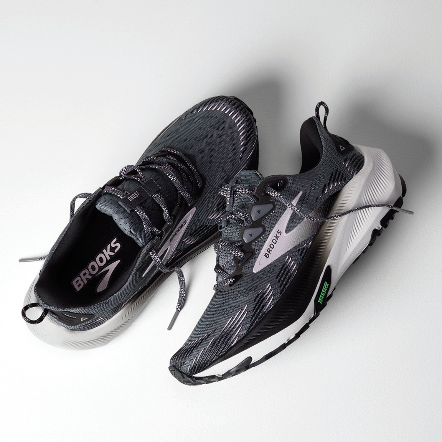Brooks Ghost Trail (Neutral Support) Women's Athletic Shoes Hiking Poppy Seed/Black/Pink