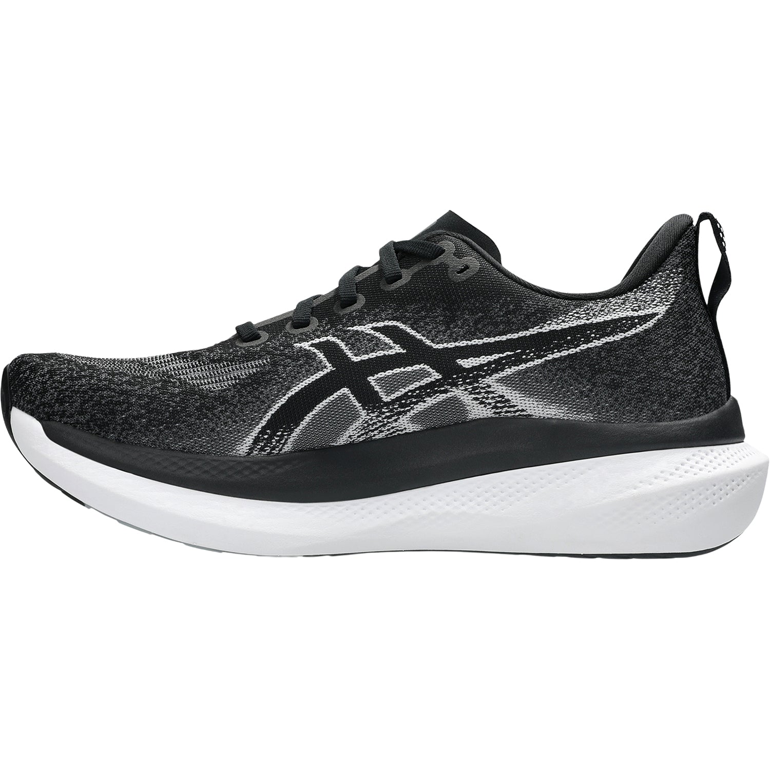 ASICS Glideride Max 2 (Neutral Support) Men's Athletic Shoes Black/White