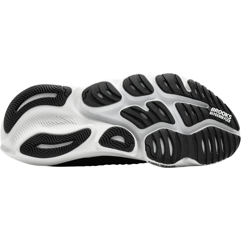 Brooks Glycerin Flex (Flexible Support) Women's Athletic Shoes Black/White