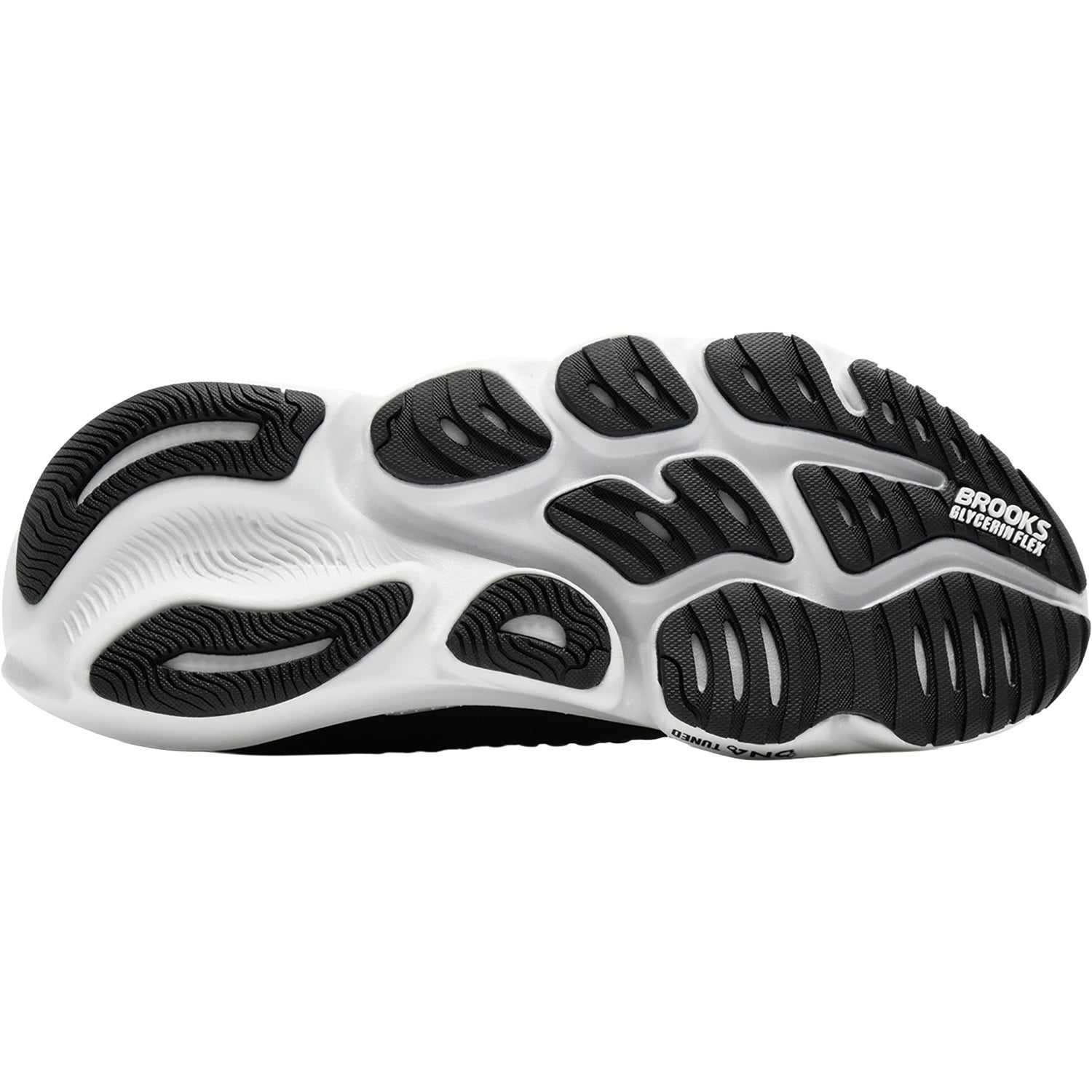 Brooks Glycerin Flex (Flexible Support) Women's Athletic Shoes Black/White