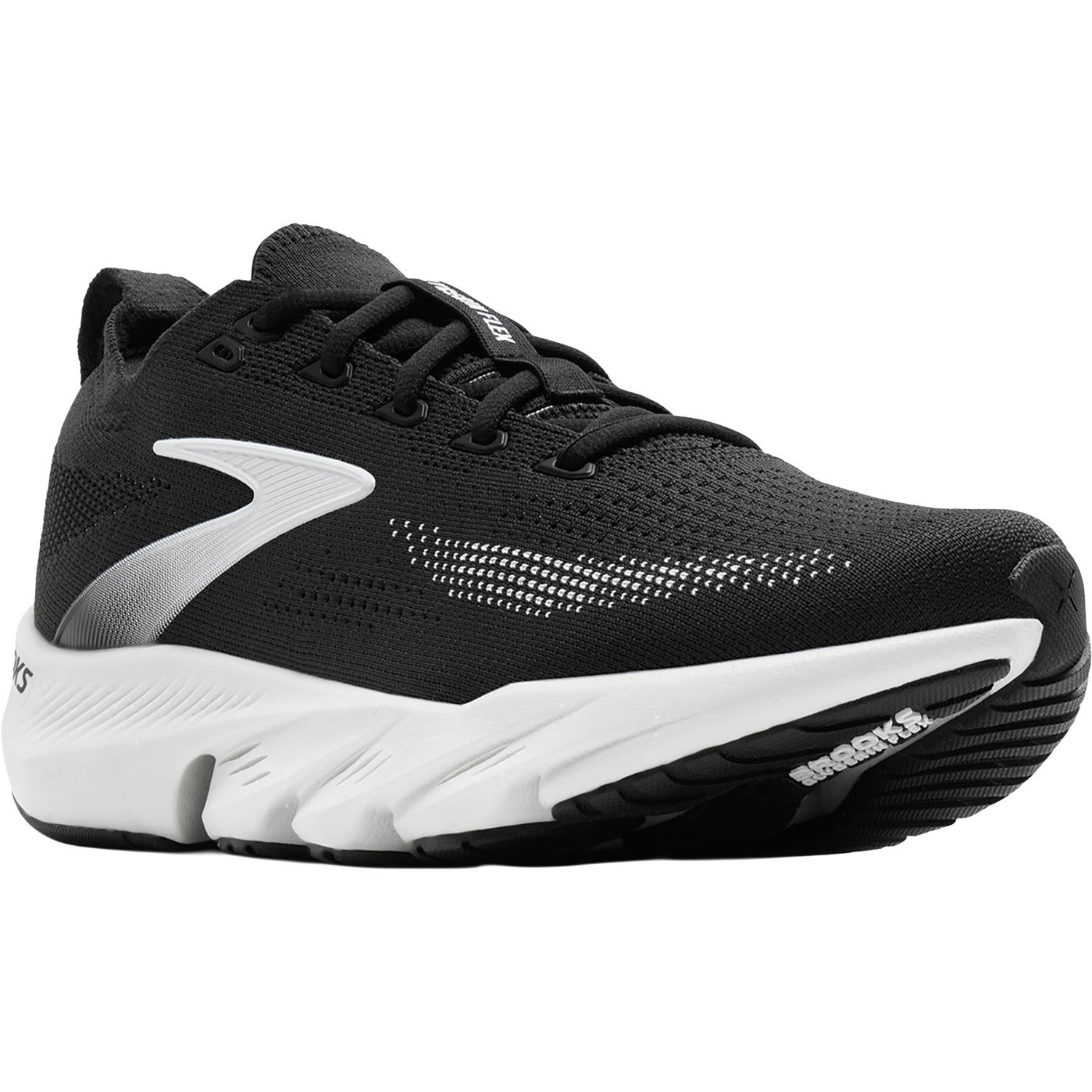 Brooks Glycerin Flex (Flexible Support) Women's Athletic Shoes Black/White