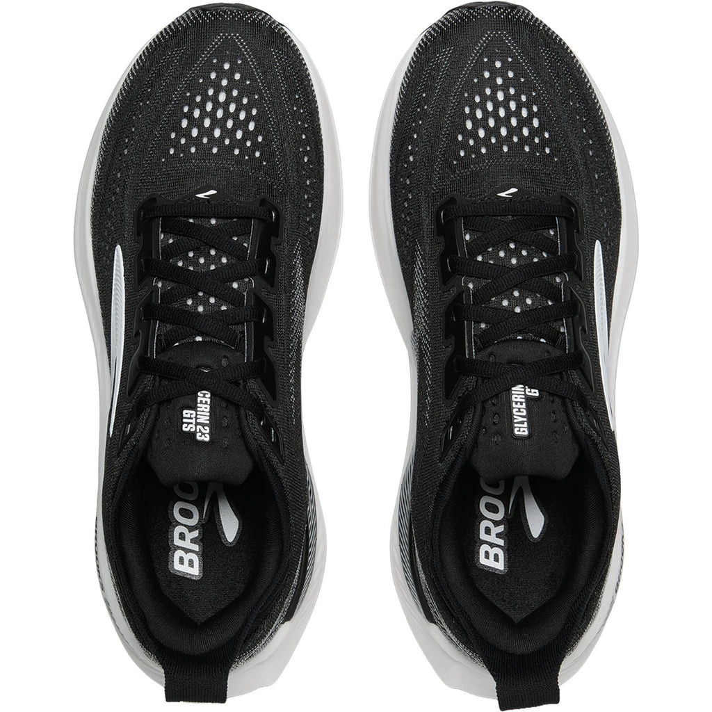 Brooks Glycerin GTS 23 (Neutral Support) Women's Athletic Shoes Black/Grey/White