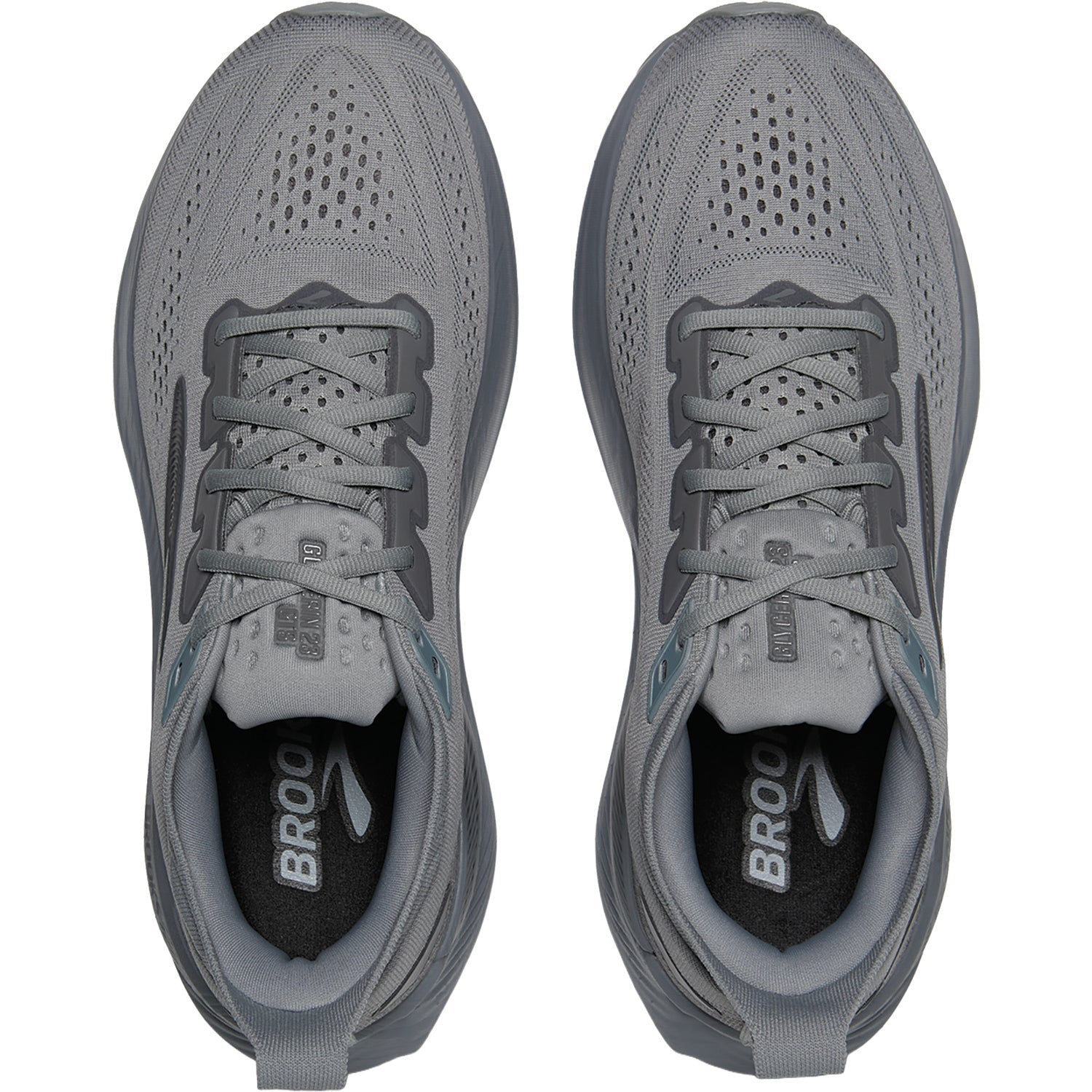 Brooks Glycerin GTS 23 (Neutral Support) Men's Athletic Shoes Grey/Blackened Pearl