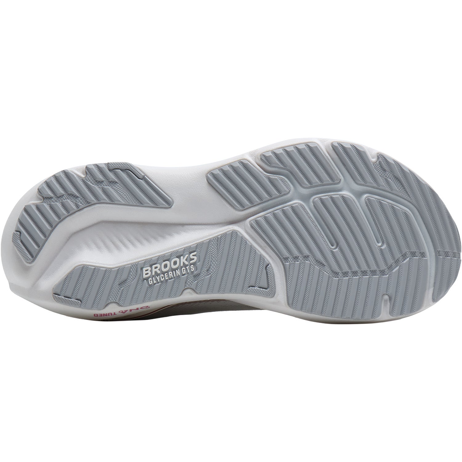 Brooks Glycerin GTS (Neutral Support) Women's Athletic Shoes White/Harbor Mist/Metallic