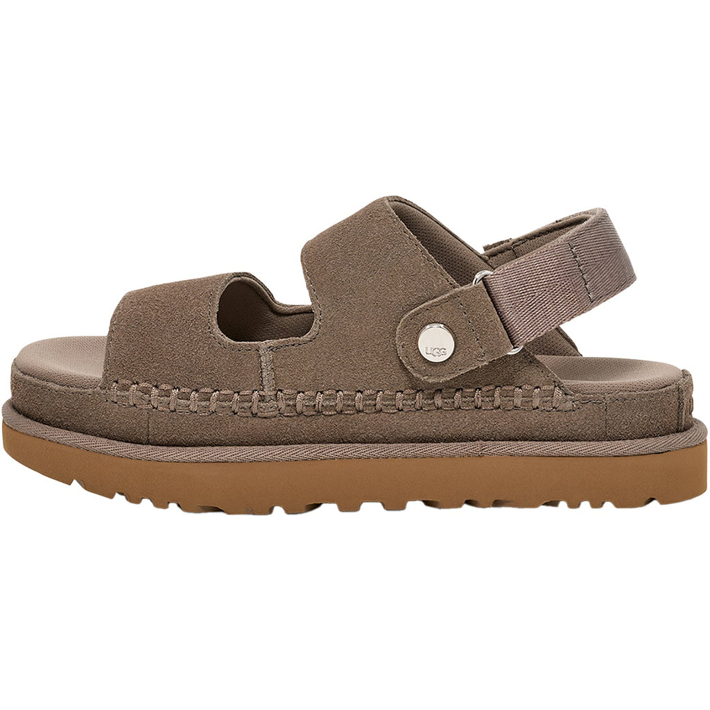 UGG Goldenstar Glide Chestnut Women's Slide Sandals Smoke Plume