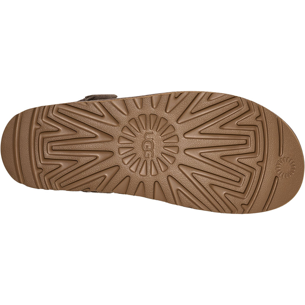 UGG Goldenstar Glide Chestnut Women's Slide Sandals Smoke Plume