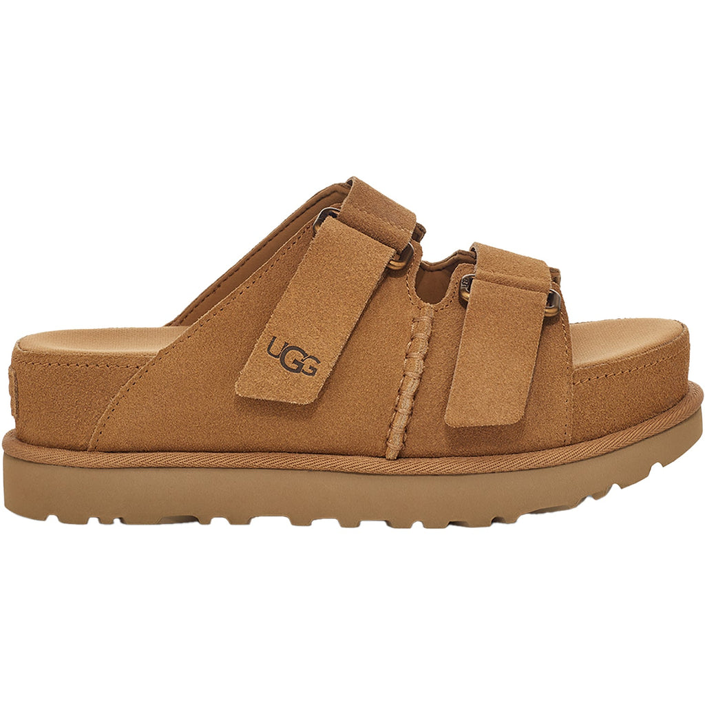 UGG Goldenstar Hi Slide Women's Slide Sandals Chestnut