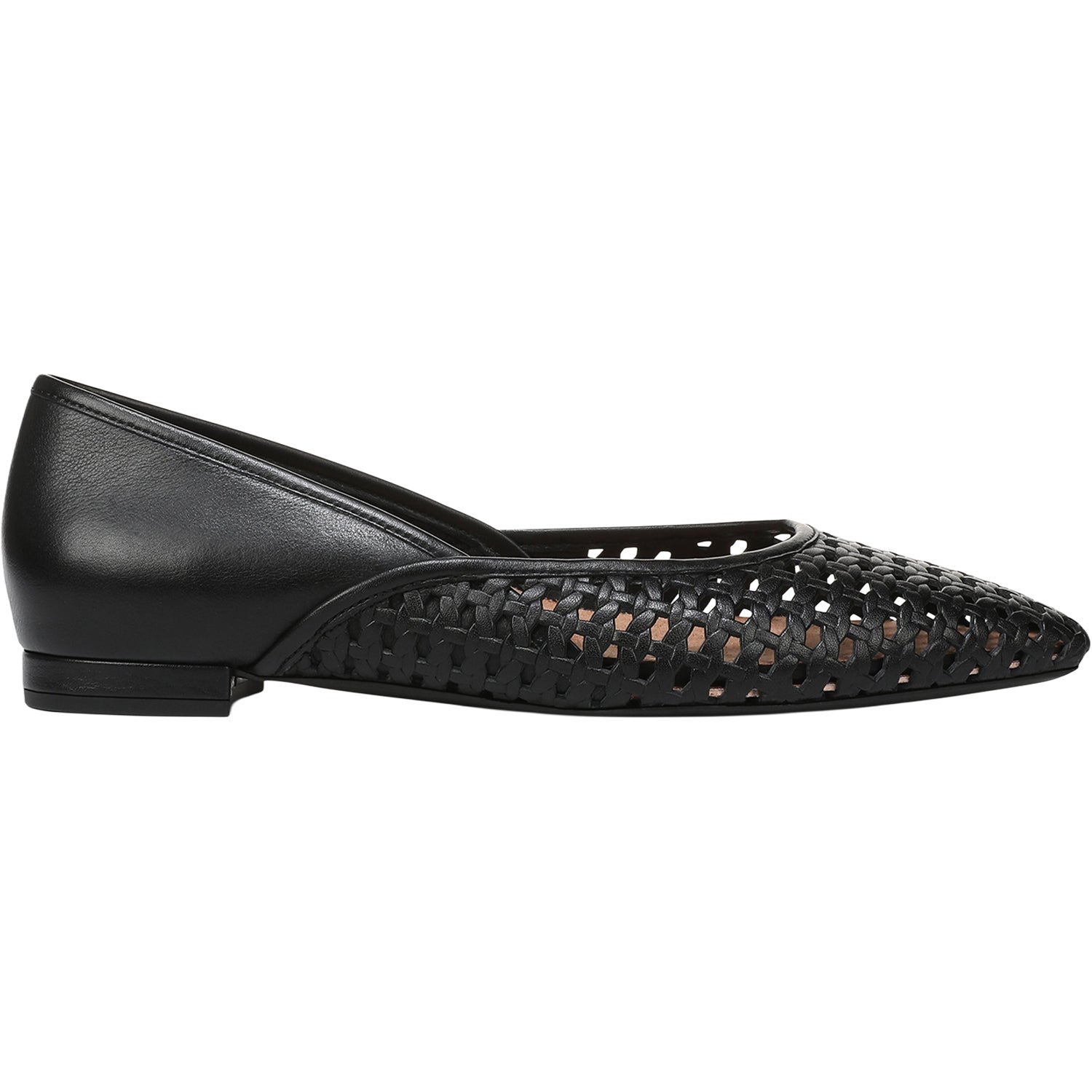 Vionic Gracia Woven Women's Dress Flats Black Leather