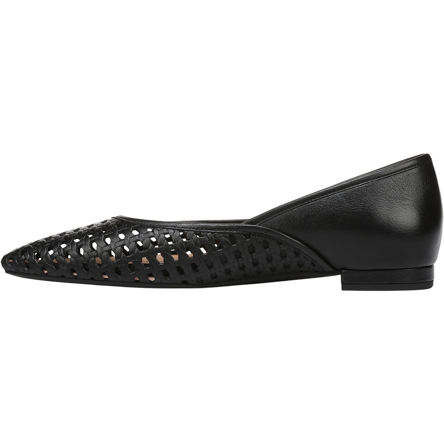 Vionic Gracia Woven Women's Dress Flats Black Leather
