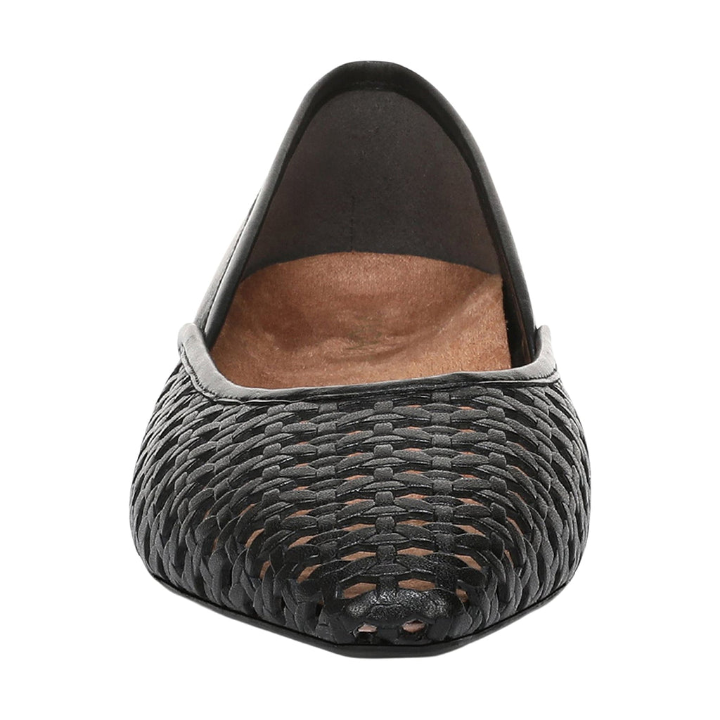 Vionic Gracia Woven Women's Dress Flats Black Leather