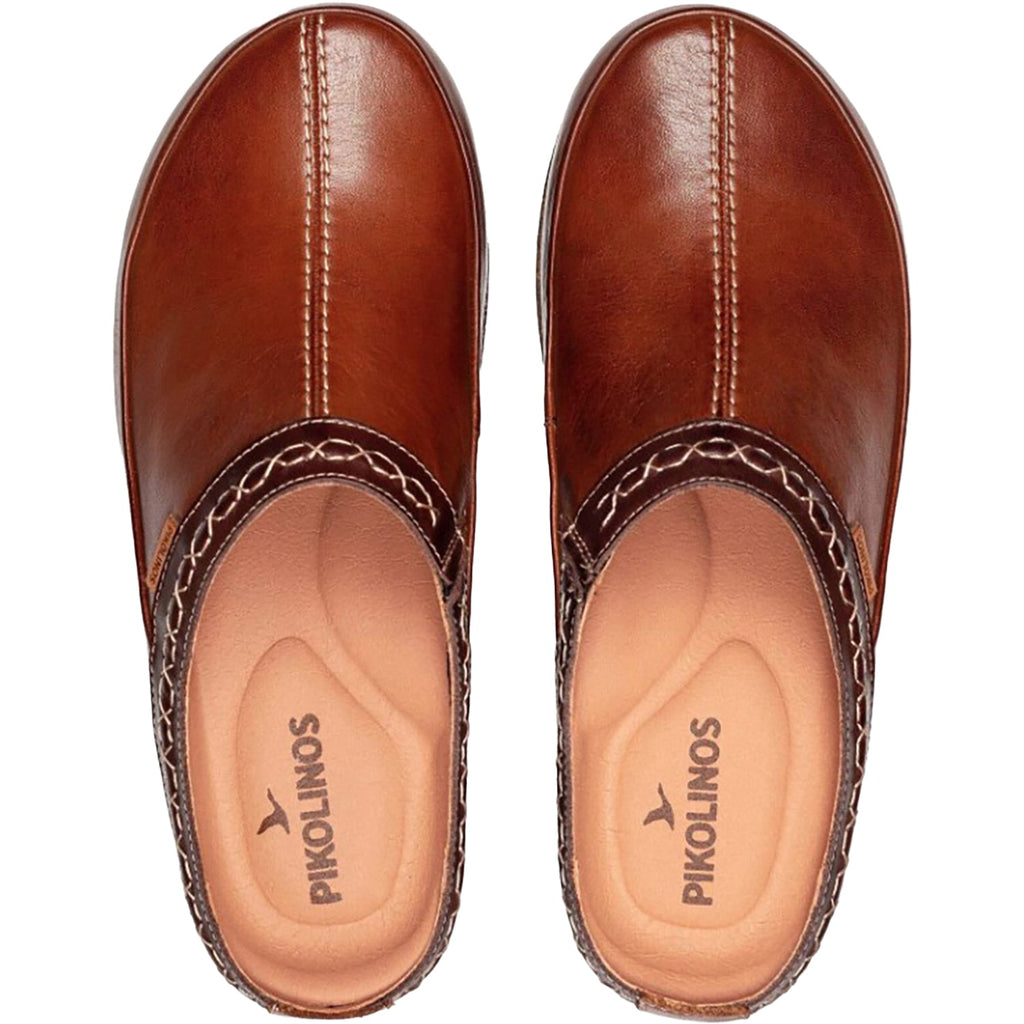 Pikolinos Granada W0W-3922C1 Women's Open Back Clogs Cuero Leather
