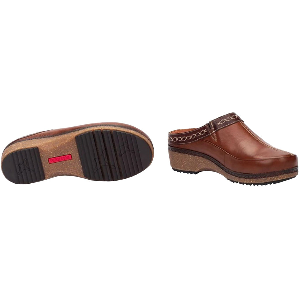 Pikolinos Granada W0W-3922C1 Women's Open Back Clogs Cuero Leather